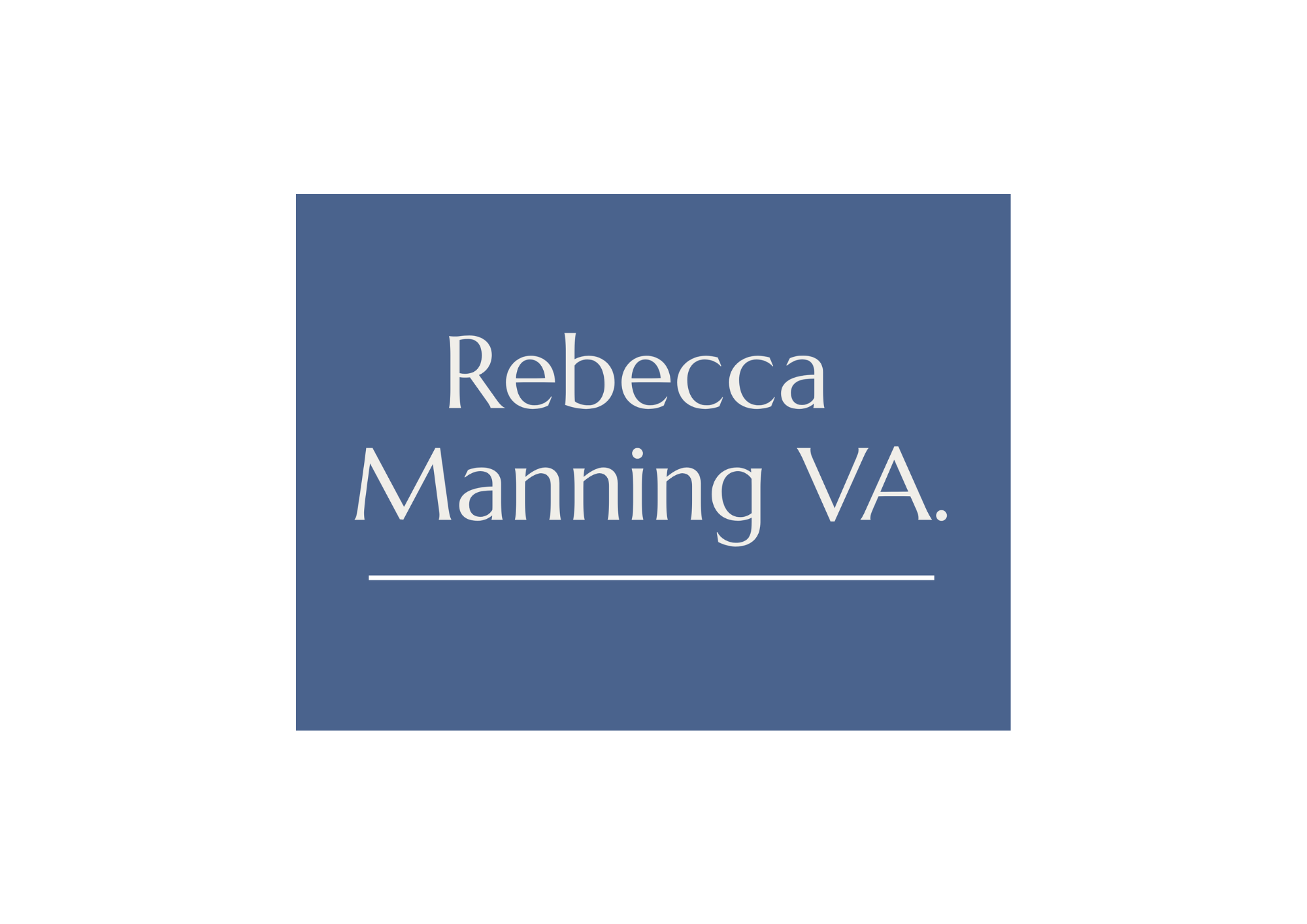 Rebecca Manning Virtual Assistant